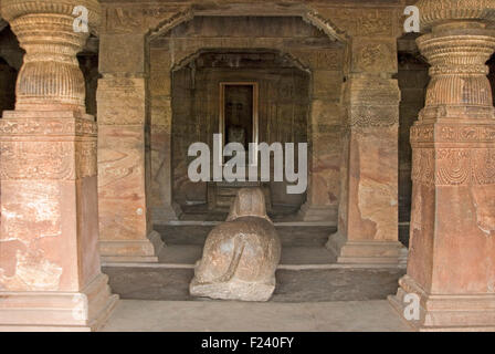 INDIA,KARNATKA,BADAMI BADAMI CAVES- Stock Photo