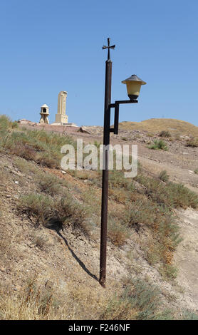 Outside Noravank Monastery, Noravank Canyon, Armenia, Central Asia Stock Photo