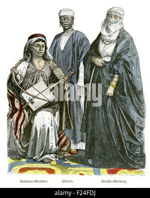 Clothing, historical fashion in Africa, Egypt, illustration, Egypt