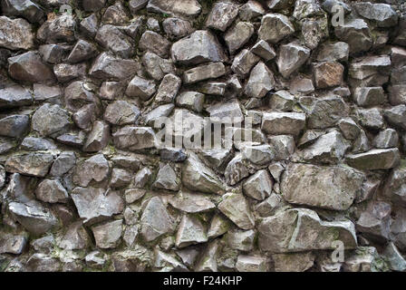 The wall made from stones Stock Photo