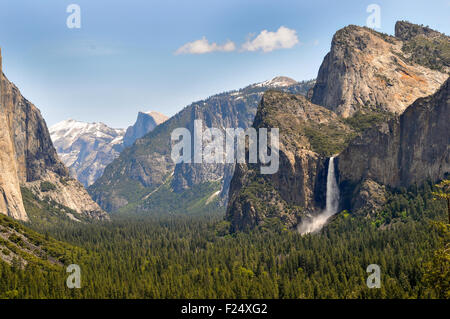 view of a mountain range Stock Photo