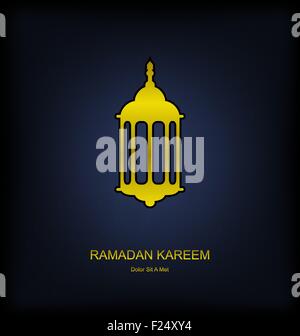 set of arabic Ramadan lanterns. vector icons Stock Vector