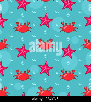 Travel Seamless Pattern with Colorful Elements Stock Vector