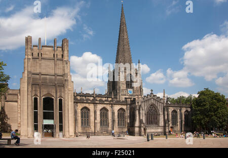 St Peter and St Paul Sheffield cathedral, South Yorkshire, England Stock Photo
