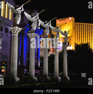 Planet Hollywood entrance along Las Vegas strip in Nevada Stock Photo