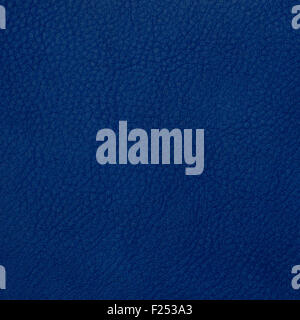 Blue leather texture closeup detailed background. Stock Photo