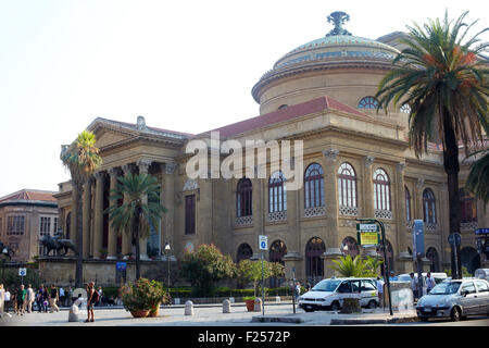 Teatro Massimo, opera house in Palermo - Italy Stock Photo