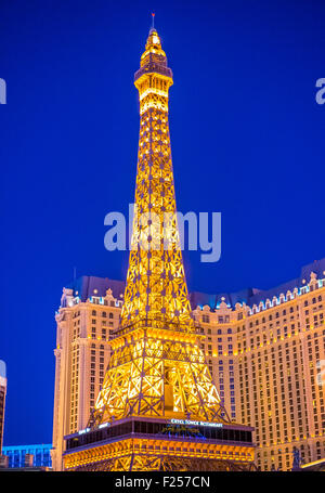 The Paris Las Vegas hotel and casino in Las Vegas Stock Photo