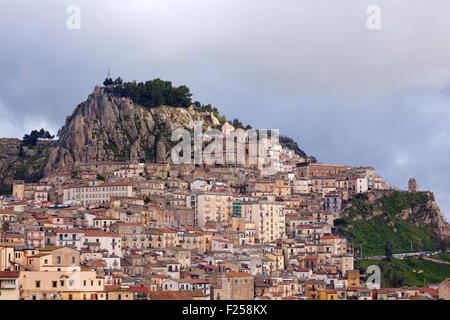 Italy Sicily Nicosia Stock Photo - View Of Nicosia Sicily Italy F258kx