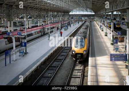 Manchester Piccadilly Train Station,UK. Stock Photo