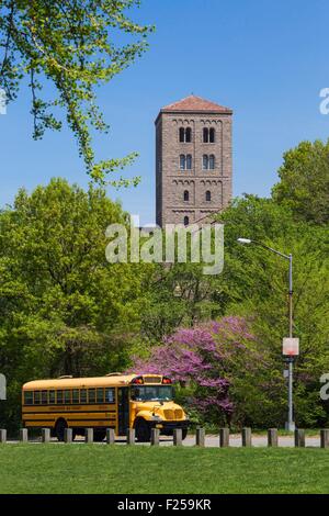 United States, New York, Manhattan, Washington Heights, The Cloisters, Fort Tryon Park Stock Photo