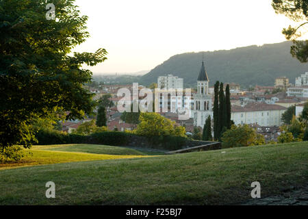 Park of Gorizia castle, Italy Stock Photo