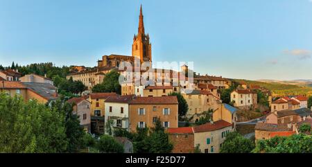 France, Aveyron, Parc Naturel Regional des Grands Causses (Natural regional park of Grands Causses), Village Belmont sur Rance Stock Photo