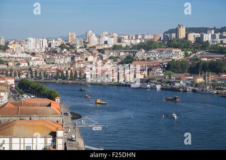 Portugal, North region, Porto, view from the Crystal Palace garden, Vila Nova de Gaia in the background Stock Photo