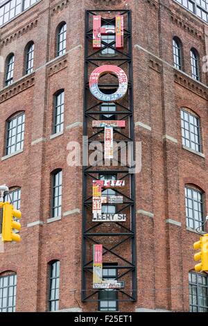 United States, New York, Brooklyn, Williamsburg neighborhood the Wythe Hotel Stock Photo