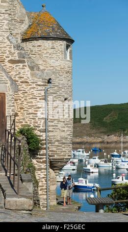 France, Finistere, Le Conquet, the house of lords Stock Photo