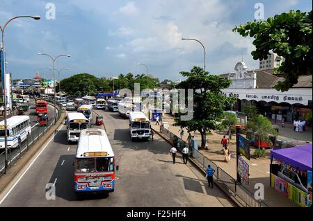 Sri Lanka, Colombo, Colombo Fort train station Stock Photo