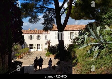 France, Var, Bormes les Mimosas, BrΘgancon Fort, official residence of the President of the Republic Stock Photo