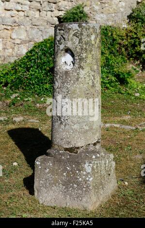 France, Seine et Marne, Grez sur Loing, royal boundary Stock Photo