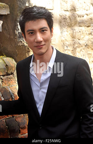 Wang Leehom is a multi-million album-selling Taiwanese-American pop star Visited the Oxford Union in Oxford Today 21st April 201 Stock Photo