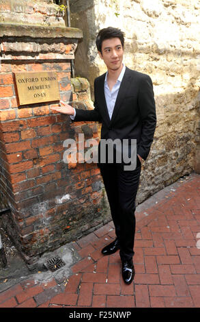 Wang Leehom is a multi-million album-selling Taiwanese-American pop star Visited the Oxford Union in Oxford Today 21st April 201 Stock Photo