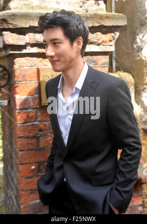 Wang Leehom is a multi-million album-selling Taiwanese-American pop star Visited the Oxford Union in Oxford Today 21st April 201 Stock Photo