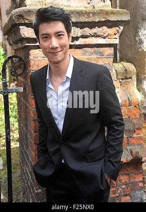 Wang Leehom is a multi-million album-selling Taiwanese-American pop star Visited the Oxford Union in Oxford Today 21st April 201 Stock Photo