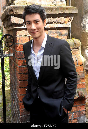 Wang Leehom is a multi-million album-selling Taiwanese-American pop star Visited the Oxford Union in Oxford Today 21st April 201 Stock Photo