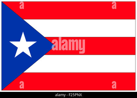 Fahne: Dominikanische Republik/ flag: Dominican Republic.