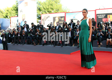 Venice, Italy . 12th Sep, 2015. Elisa Sednaoui, the patroness of the of the 72nd Venice Film Festival on 12 September, 2015 in Venice Credit:  Andrea Spinelli/Alamy Live News Stock Photo