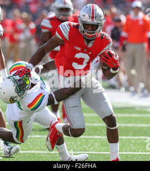 Oregon running back De'Anthony Thomas runs a drill at the NFL football  scouting combine in Indianapolis, Sunday, Feb. 23, 2014. (AP Photo/Nam Y.  Huh Stock Photo - Alamy