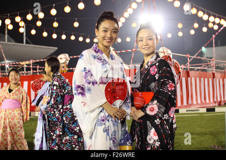 SHAH ALAM, MALAYSIA - SEPTEMBER 5: Bon-Odori Festival in Shah Alah,  on September 5, 2015. Participants in 'Bon Odori' festival, Stock Photo