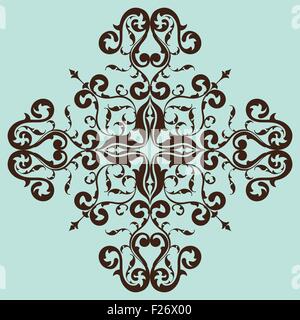 Baroque corner nice art element on white Stock Vector Image & Art - Alamy