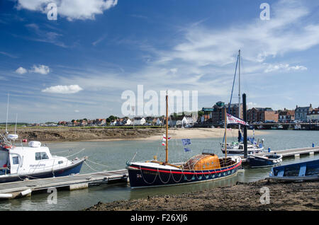 Lucy Lavers was an RNLI lifeboat at No 2 station at Aldeburgh from 1940 until 1959. Stock Photo