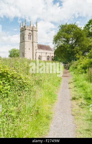 St Mary Magdalene's Church a redundant church in Shropshire built in 1410 by King Henry IV to commemorate the Battle of Shrewsbury of 1403 Stock Photo