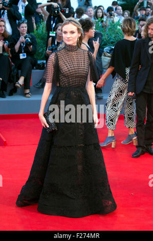 Venice, Italy. 12th Sep, 2015. Diane Kruger attending the closing ceremony and premiere of 'Lao Pao Er' at the 72nd Venice International Film Festival on September 12, 2015 in Venice, Italy. © dpa/Alamy Live News Stock Photo