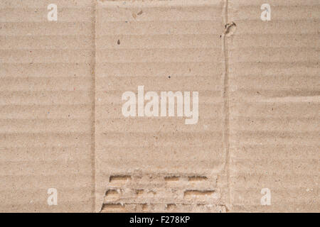 corrugated cardboard Stock Photo