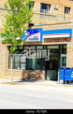 The USPS office on Lake Street in Madison Wisconsin Stock Photo