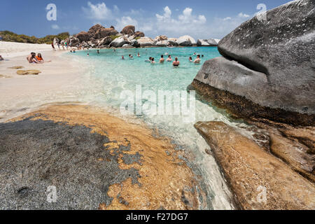Devil’s Bay, The Baths, Virgin Gorda, British Virgin Islands Stock Photo