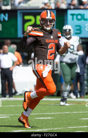 Cleveland Browns quarterback Johnny Manziel (2) scrambles against the  Seattle Seahawks at CenturyLink Field in Seattle, Washington on November  29, 2015. The Seahawks clinched their fourth straight playoff berth in four  seasons