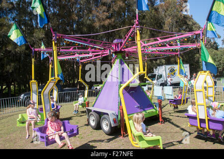 Sydney primary school hosts the local community fete fair to raise funds for the school,Avalon,Sydney,Australia Stock Photo