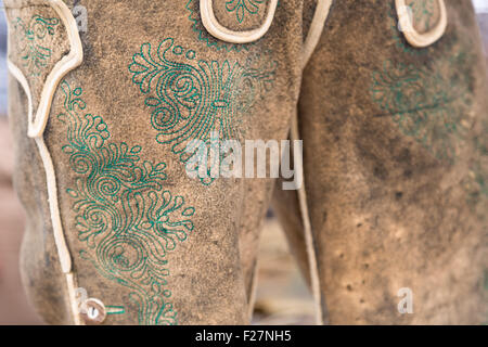 traditional deerskin leather trousers 
