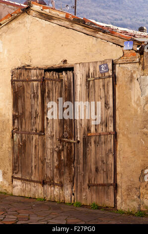 Photo of an old rusty door Stock Photo