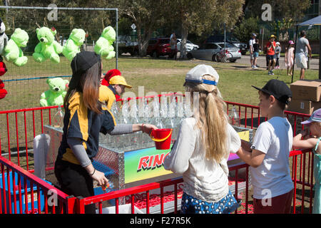 Sydney primary school hosts the local community fete fair to raise funds for the school,Avalon,Sydney,Australia Stock Photo