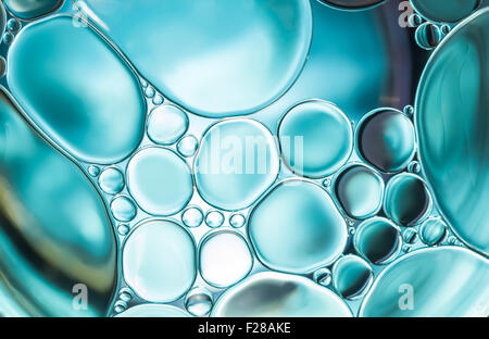 water bubbles abstract light illumination Stock Photo