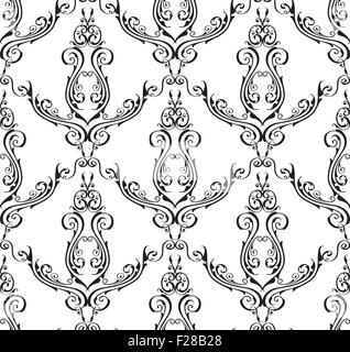 Seamless pattern is isolated on white Stock Vector