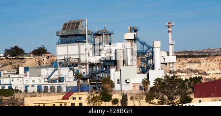 Power station Melilla autonomous city state Spanish territory in north Africa, Spain Stock Photo