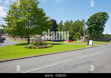 Village green in summer Greystoke near Penrith Cumbria England UK United Kingdom GB Great Britain Stock Photo