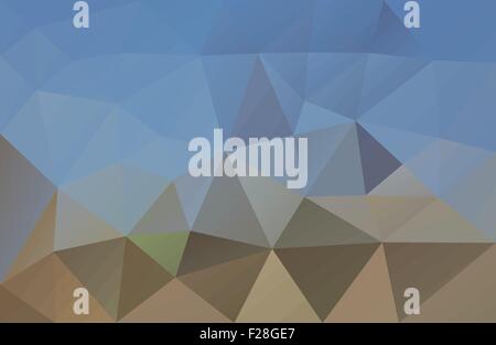 Abstract background in polygonal style with triangles of different colors Stock Vector