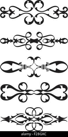 Vintage elements set Stock Vector Image & Art - Alamy